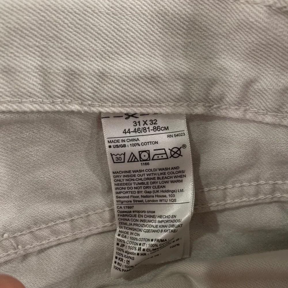 Banana Republic‎ Y2K Straight Fit Light Beige Denim Jeans Mens Size 31W 32L